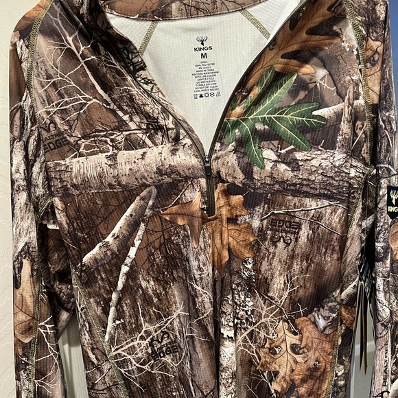 Kings XKG Elevation 1/4 Zip dry quick real tree edge camouflage - Picture 2 of 16